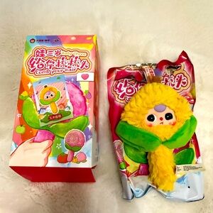 Baby Three Comb Your Hair Brush Plush Series Blind Box - Confirmed Corn cob